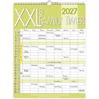 Comello Familytimer XXL Kalender 2027 für 8 Personen