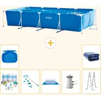 Intex Rechteckiger Frame Pool - 450x220x84 cm - 8-teilig S20080