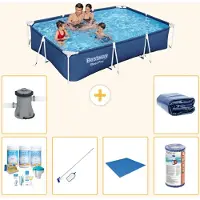 Bestway Steel Pro Rechteckig - 300x201x66 cm - 7-teilig S21555