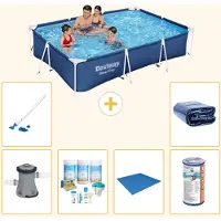 Bestway Steel Pro Rechteckig - 300x201x66 cm - 7-teilig S21572