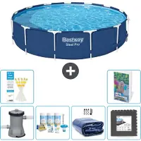 Bestway Steel Pro Rund - 396x84 cm - 5-teilig S233