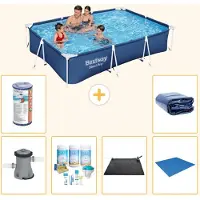 Bestway Steel Pro Rechteckig - 300x201x66 cm - 7-teilig S21570