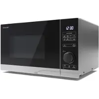 Sharp YC-PS254AU-S 25L 900W Mikrowellenherd mit 8 Automatik-Programmen - Silber