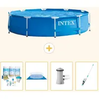 Intex Frame Pool Rund - 366x76 cm - 5-teilig S21009