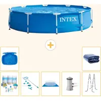 Intex Frame Pool Rund - 366x76 cm - 8-teilig S20446