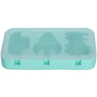 TAUOH Silikon-Eisformen-Set, Lebensmittelecht, Grüne Silikon-Eisformen zum Selbermachen mit Stielen für Hausgemachte Desserts