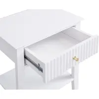 Vente-unique Nachttisch Niriva Weiß 48 cm