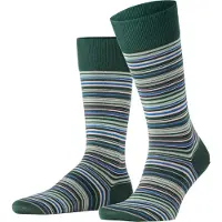 Falke Socken "Microblock", Herren, Gr. 43-44, Sockengröße, grün (jade meliert (7446)), Obermaterial: 91% Baumwolle CO. 6% Polyamid PA. 3% Elasthan EL., glatt, Socken Socken