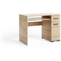 Masseno SCHREIBTISCH ALBANO 105x56x75 cm Bürotisch Computertisch, Sonoma Eiche