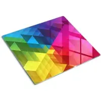 Tulup GLASPLATTE 60x52 cm Geometrische Figuren