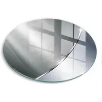 Wallfluent GLASPLATTE Ø 30 cm Metallische Muster Abstraktion