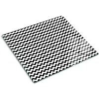 Tulup GLASPLATTE 60x52 cm Zickzack