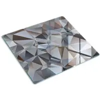 Tulup GLASPLATTE 60x52 cm Abstrakte Dreiecke