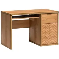 Beautysofa SCHREIBTISCH Fun mit 1 Tür, Karamell-Eiche