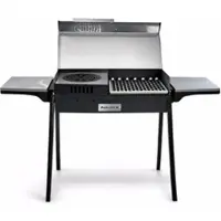 Grillpeter Profi Mangal Bulat 70 Schaschlikgrill 3mm Deckel Ablagen Gitter Rama