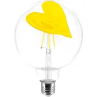 Creative Cables Tattoo Pop Heart G125 4.5w 470lm E27 2700k Dim Globe Led-lampe