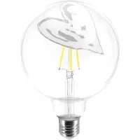 Creative Cables Tattoo Pop Heart G125 4.5w 470lm E27 2700k Dim Globe Led-lampe