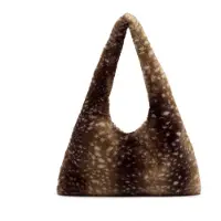 Manfield Braune Bambi-Schultertasche | Größe Onesize