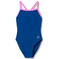 Speedo - Women's Female Solid Turnback - Badeanzug Gr 46 blau