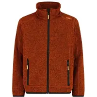 CMP - Boy's Jacket Jacquard Knitted - Fleecejacke Gr 140 rot