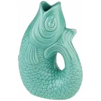 Giftcompany Monsieur Carafon Vase / Karaffe Fisch XS mint cream 0,2l