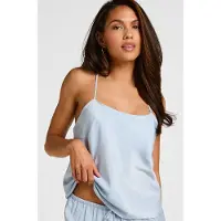 Hunkemoller Cami Top Satin Ayla Blau