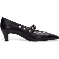 Hispanitas für Damen. HI265002 Lederschuhe Wien schwarz (36), 3 bis 5 cm, Keine, Klassisch
