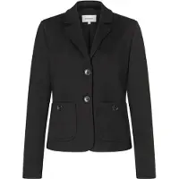More & more kurzer, kastiger Jerseyblazer in black | Gr.: 46