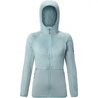 Millet - Stretch-Fleece &ndash; Frau &ndash; Chamonix Highloft Hoodie - Chamonix Highloft Hoodie W Aquatic für Damen - Größe L - Blau