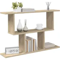 vidaXL Wandregal Sonoma-Eiche 80 x 15 x 50,5 cm Holzwerkstoff