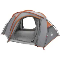 vidaXL Trekkingzelt mit Regenplane wasserabweisend 3 Personen