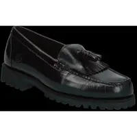 Timberland für Herren. TB0A2MSCW021 Authentic Mokassins aus Leder, schwarz (44 W), Wohnung, Keine, Lässig, Klassisch