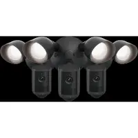 Ring Floodlight Kamera 2. Generation Schwarz 3er-Pack