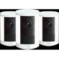 Ring Spotlight Kamera 2. Generation Stecker Weiß 3er-Pack