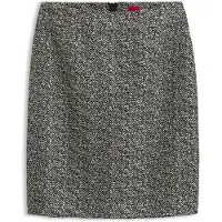 HUGO Slim-Fit Bleistiftrock mit Fischgrätmuster Grösse 34