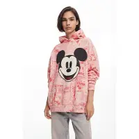 Desigual retro-kapuzen-weathirt, damen deigual mickey