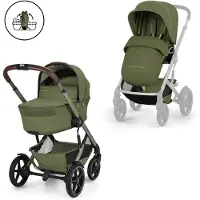 Cybex Talos S Lux Mod. 2027 mit faltbarer Babywanne, Farbe:Moos Green
