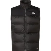 The North Face - Daunenweste ohne Ärmel - M Diablo Down 2.0 Vest TNF Black Heather TNF Black für Herren - Größe S - schwarz