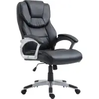 BellaFurn Ergonomischer Bürostuhl – Bürostuhl – Dreh- und neigbar für optimalen Komfort | Farbe: Schwarz