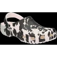Crocs Clog Unisex Classic Pop Animal Clog Chalk Multi-Schuhgröße 43 - 44