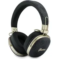 GUESS Headphones Bluetooth ENC Metal 4G Script Logo black
