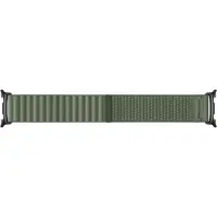 Samsung Original Fabric Armband für Galaxy Watch 9 (40/44mm) / Watch 8 (40/44mm) / Classic (46mm) - Größe M/L - Olive