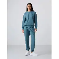Tommy Life Übergroßes Sweatshirt- und elastisches Bund-Hosen-Set