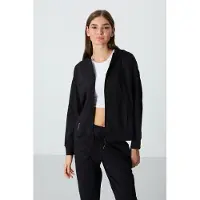 Tommy Life Damen Kapuzen-Zip-Sweatshirt- und Hosen-Set