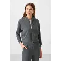 Tommy Life Übergroßes Kapuzen-Zip-Sweatshirt und Hosen-Set