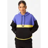 Tommy Life Farbblockiertes Kapuzen-Sweatshirt- und Hosen-Set