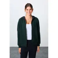 Tommy Life Oversized Kapuzenzip Sweatshirt und Hose Set