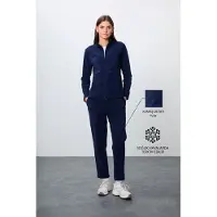Tommy Life Damen Langarm Reißverschluss Trainingsanzug Set