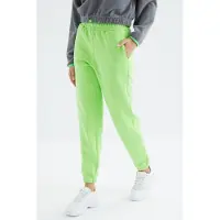 Tommy Life Damen Hochtaillierte Fleece Jogginghose