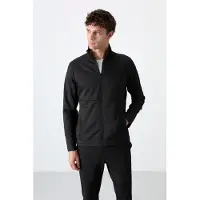 Tommy Life Herren Sweatshirt mit Reißverschluss-Kragen und Hose Set